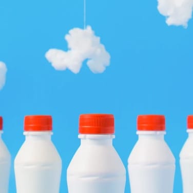 milk bottles illustration